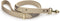 London Vegan Leather Dog Leash (4ft) - Padded Luxury Dog Lead for Large Dogs, Ideal Long Leash for Medium Dogs (Grey