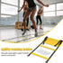 YCRRVAE Set, 1 4 Piles,12 Cones,1 Football Training Equipment | Speed Agility Training Including Agility Ladder, Steel