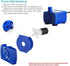 Pet Fountain Pump Replacement for Cat Water Fountain, Automatic Dispenser Replacement Pump with Adapter