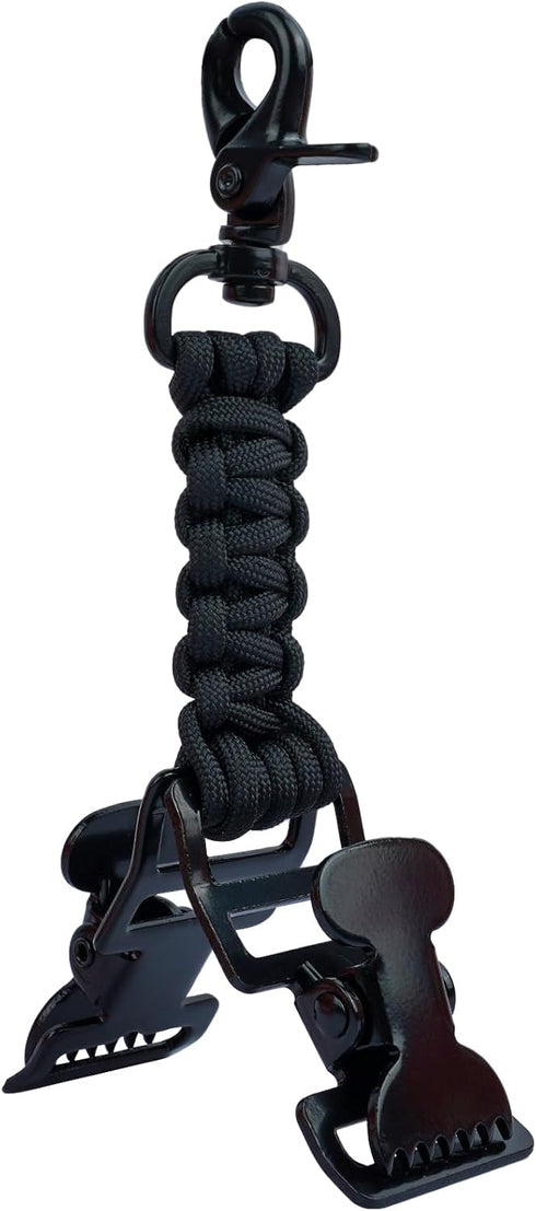 KUNN Double End Tactical Glove Clips for Work Glove Holders, Heavy Duty Belt and Outdoor Backpack