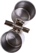QBLEEV Bird Water Feeder Dishes for Cage Coop, Stainless Steel Birdcage Bowls with Clamp