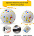 Dog Balls Toys for Aggressive Chewers - Indestructible Bouncy Floating Balls for Fetch, Durable Solid Rubber for
