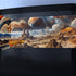 Cosmic Spaceterrarium Background, 24X16IN Aquarium Reptile Habitat with Cool Parallel Space Theme and Double-Sided Tape