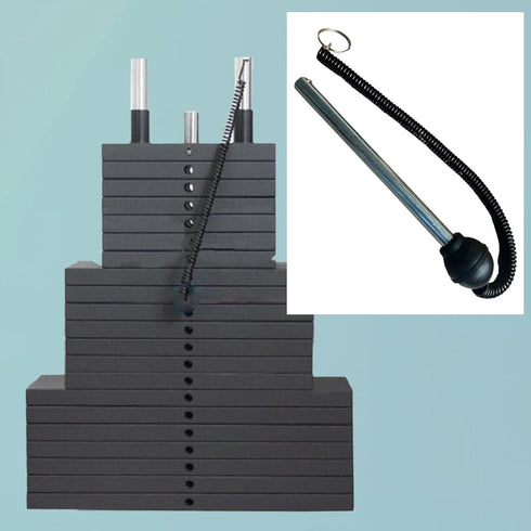 Steel Weight Stack Pin for Gym Equipment, Multifunction Replacement Universal Strength Training Parts
