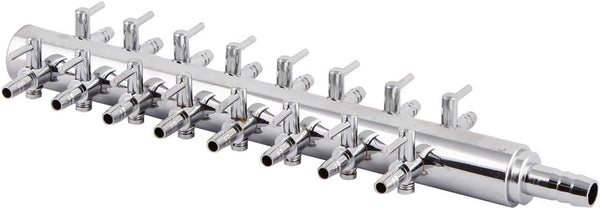 uxcell 16 Way Inline Manifold Air Flow Pump Tubing Splitter with Lever Control Valve