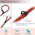 Red Brand 5 FT Adjustable Nylon Dog Rope Leash for Small Medium Dogs, 10-80 lb Walking