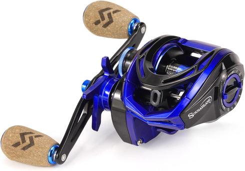 Sougayilang Baitcasting Reels - 7.3:1 Gear Ratio Fishing Reel with Magnetic Braking System