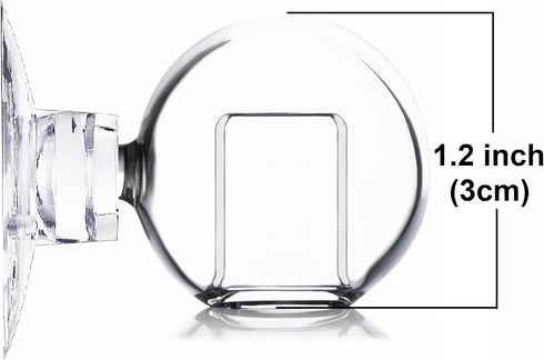 Glass CO2 Drop Checker Kit, CO2 Monitor for Aquarium Planted Tank CO2 System with Solution.