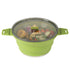 Restaurantware-Hi Tek 2.5 Liter Collapsible Camping Pot, Portable Cook Pot with Lid, Stainless Steel Bottom