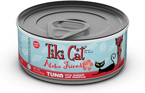 Tiki Pet Foods Cat Aloha Tuna Shrimp Pet Food (12 Pack), 3 Oz