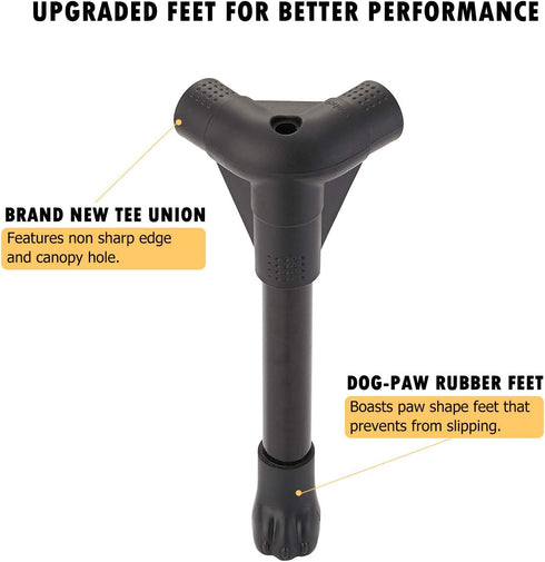 Veehoo Portable Cooling Elevated Dog Bed, Large Raised Pet Cot with Washable Breathable Mesh & No-Slip Feet