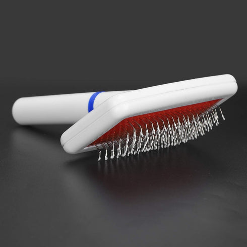 Small Dog Hair Comb, Grooming Slicker Brush, Stainless Steel Deshedding Dematting Brush for Dogs and Cats.