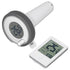Badafaci 60m 1 IP67 Swimming Wireless Pool Thermometer, LCD Display with Range and Accuracy, Floating Thermometer