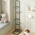 Vertical Ball Storage Rack - Adjustable 5-Tier Sports Organizer Stand for Basketball, Soccer, Volleyball and More (56.7