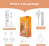 Cat Grooming Clippers Kit for Matted Hair, Bautrium 3 in 1 Electric Trimmer for Thick Hair and Heavy Coat