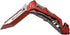 MTECH USA MT-A997BRD Spring-Assisted Folding Knife, Black/Red