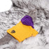 WATFOON Bearded Dragon Clothes Tank Accessories Costume Handmade Warm Coat Jacket for Small Animals (Purple/Yellow)