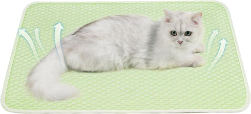 Mora Pets Dog Cooling Mat - Breathable Washable Cooling Pad for Indoor Outdoor Pets, 28 x 22 inch Small