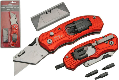 SZCO Supplies Multifunction Cutter, Red
