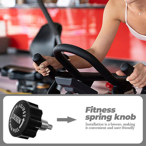 2.55In Milisten Exercise Bike Replacement Knob Rotating Pull Pin Screw Compatible with Fitness Equipment Gym Parts