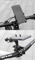 GUB PLUS21 Waterproof Phone Holder for Bicycle Motorcycle, One Key Adjust Aluminum Bike Handlebar Mount Mobile Phone