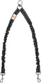2 Dog Leash, Double Dog Leash Coupler, Tangle Free Bungee Leash, 360° Swivel, Comfortable Shock Absorbing