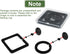 DS. DISTINCTIVE STYLE Fish Feeding Ring 2 Pieces Floating Rings with Suction Cup for Aquarium and Tank Feeding