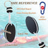 Floating Keychain for Boat Keys - 2PCS Oval Shaped Foam Key Rings for Boating