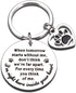 Pet Memorial Gifts, When Tomorrow Starts Without Me Keychain, Sympathy Gifts for Dog Cat Lovers