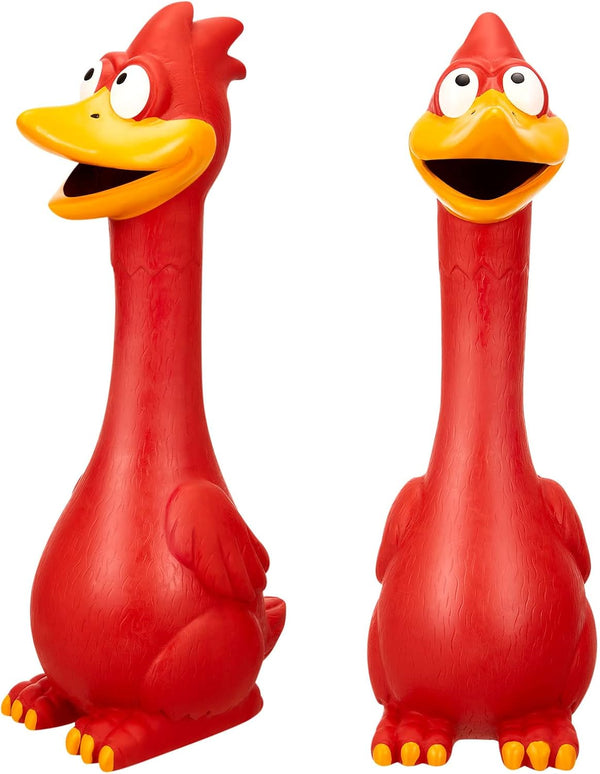 Hungdao 1 Pcs Horse Toys, Latex Squeaky Chicken Squeak Balls, Turkey Balls for Horses, Noise Maker Squeaker (Red)