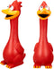 Hungdao 1 Pcs Horse Toys, Latex Squeaky Chicken Squeak Balls, Turkey Balls for Horses, Noise Maker Squeaker (Red)