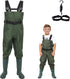LANGXUN Kids Chest Waders for Fishing, Waterproof Hunting Waders for Boys and Girls, Age 2/3 Toddler