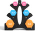 Portzon Weights Dumbbells, Set of 2 Neoprene Dumbbells, 10 Color Options, Anti-Slip Hex Shape