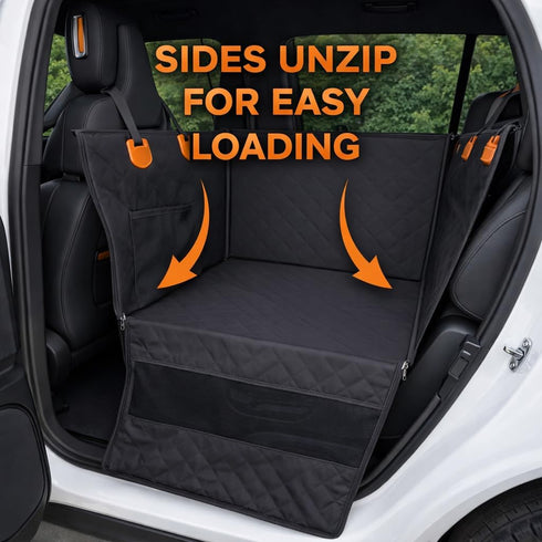 Urbiscape 21x21x20 Dog Car Seat for Large Dogs Sturdy Waterproof Pet Booster with Interior Tether Washable Reinforced