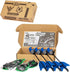 Zing HyperStrike Bow Bungee Replacement and Arrow Refill Pack, Includes 2 Green Bungee Sets and 4 Blue Arrows