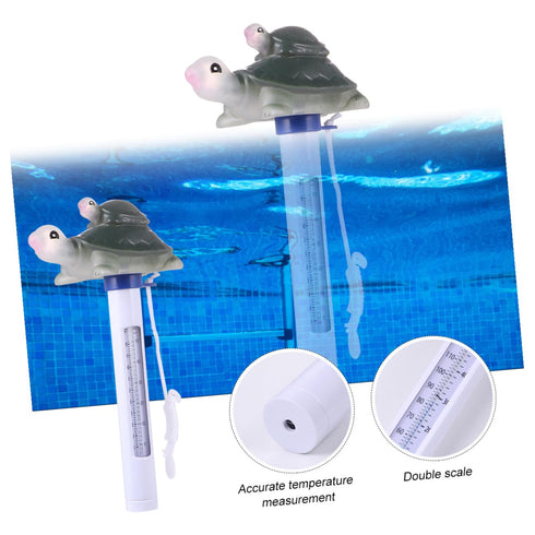 Swimming 0-50c, BESTonZON Floating Pool Thermometer Turtle Shape for Pools and Hot Tubs, Waterproof Water Temperature