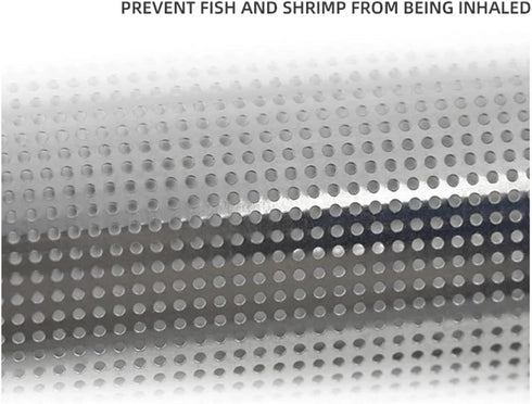 baoauh 10pcs Shrimp(16mm) Aquarium Stainless Steel Mesh Filter Guard Inflow Inlet Filter Stainless Steel Mesh Net Guard