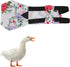 01 02 015 Chicken Shit Pocket Diapers, Waterproof Cloth Fabric Duck Diapers Unique Bowknot Elegant Goose for Pet(M)