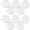 10pcs Fish Float Home Decor, Aquarium Decorations, Fillable Clear Plastic Ornaments Balls