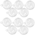 10pcs Fish Float Home Decor, Aquarium Decorations, Fillable Clear Plastic Ornaments Balls