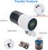 Automatic Fish Feeder, Quiet Waterproof Electric Auto Feeder, 200ml Intelligent Timer for Fish Pond Holiday