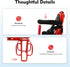 BAIODNB Child Bike Seat Rear Back Safety for Kids Bicycle Saddle Seats Rack Rest Cushion Baby Mounted Toddler Adult