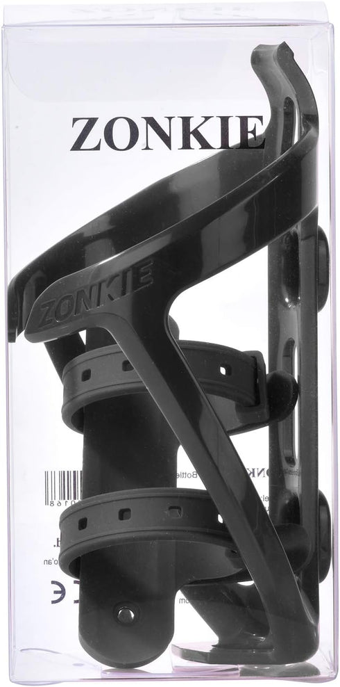 Plastic Bicycle Bottle Cages, Bike Bottle Holder with Cage Mounting Base (Black)