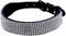 Rhinestone Dog Collar, Bling Rhinestone Suede Leather Crystal Diamond Collar for Small Pets (Black, M)