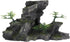 Zerodis Aquarium Ornaments, Simulation Resin Rockery Mountain View Stone with Moss Tree Rock Cave for Fish Tank
