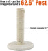 Natural Sisal Rope for Cat Scratcher, 1/4 Inch 164FT Multi Color Replacement Rope