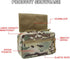 Tactical Drop Pouch with Hook and Loop - Sub Abdominal Carrying Kit Bag Tool Pouch for Airsoft JPC CPC AVS Tactical
