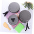 Cookset Backpacking Yardwe Portable Camping Cookware Lightweight for Outdoor Cooking Frying and Steaming Cooking Gear