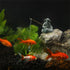 2Pcs Asian Japanese Sandstone Sitting Fishing Figurines, Mini Fisherman Statue Vintage Ornament for Fish Tank Garden