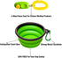 Premium Dog Treat Pouch - Training Treat Bag with Clicker, Collapsible Bowl, Adjustable Straps & Belt Clip for Dogs